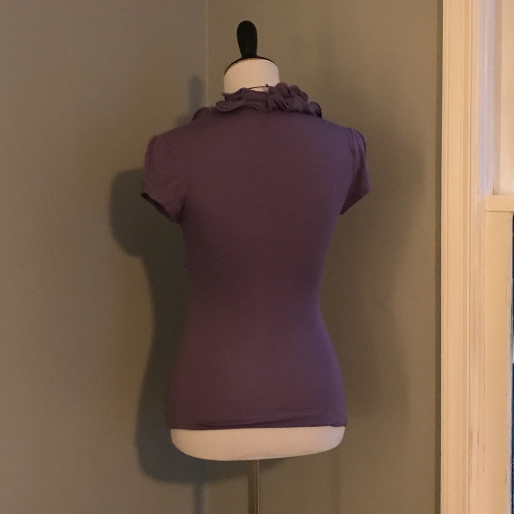 Purple Ruffle Top - Picture 4 of 5